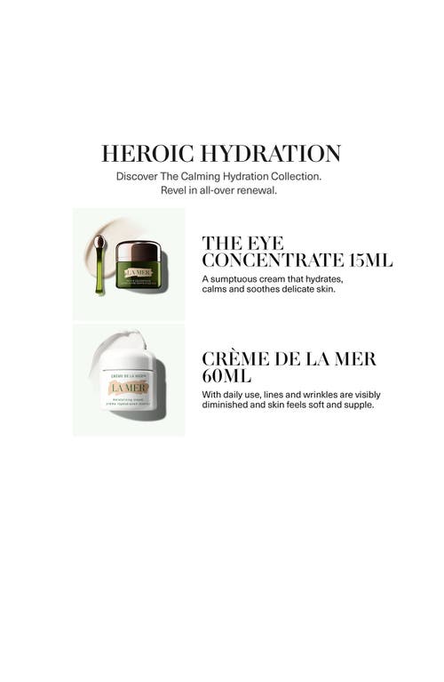 Shop La Mer The Calming Hydration Collection Set (limited Edition) $665 Value In No Color