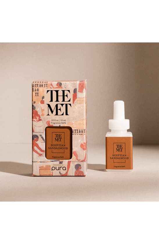 Pura X The Met Egyptian Sandalwood 2-pack Diffuser Fragrance Refills In Egyptian Sandalwood