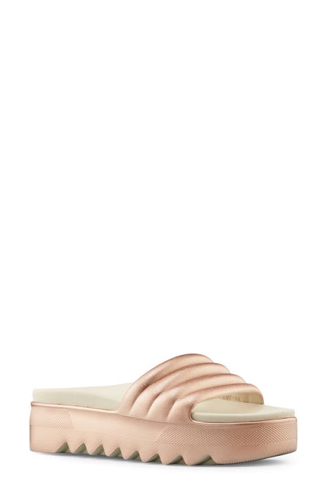 Women s Pink Slide Sandals Nordstrom