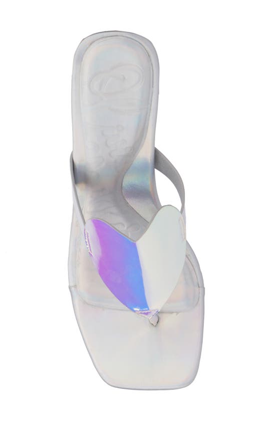 Shop Olivia Miller Lover Gurl Sandal In Iridescent