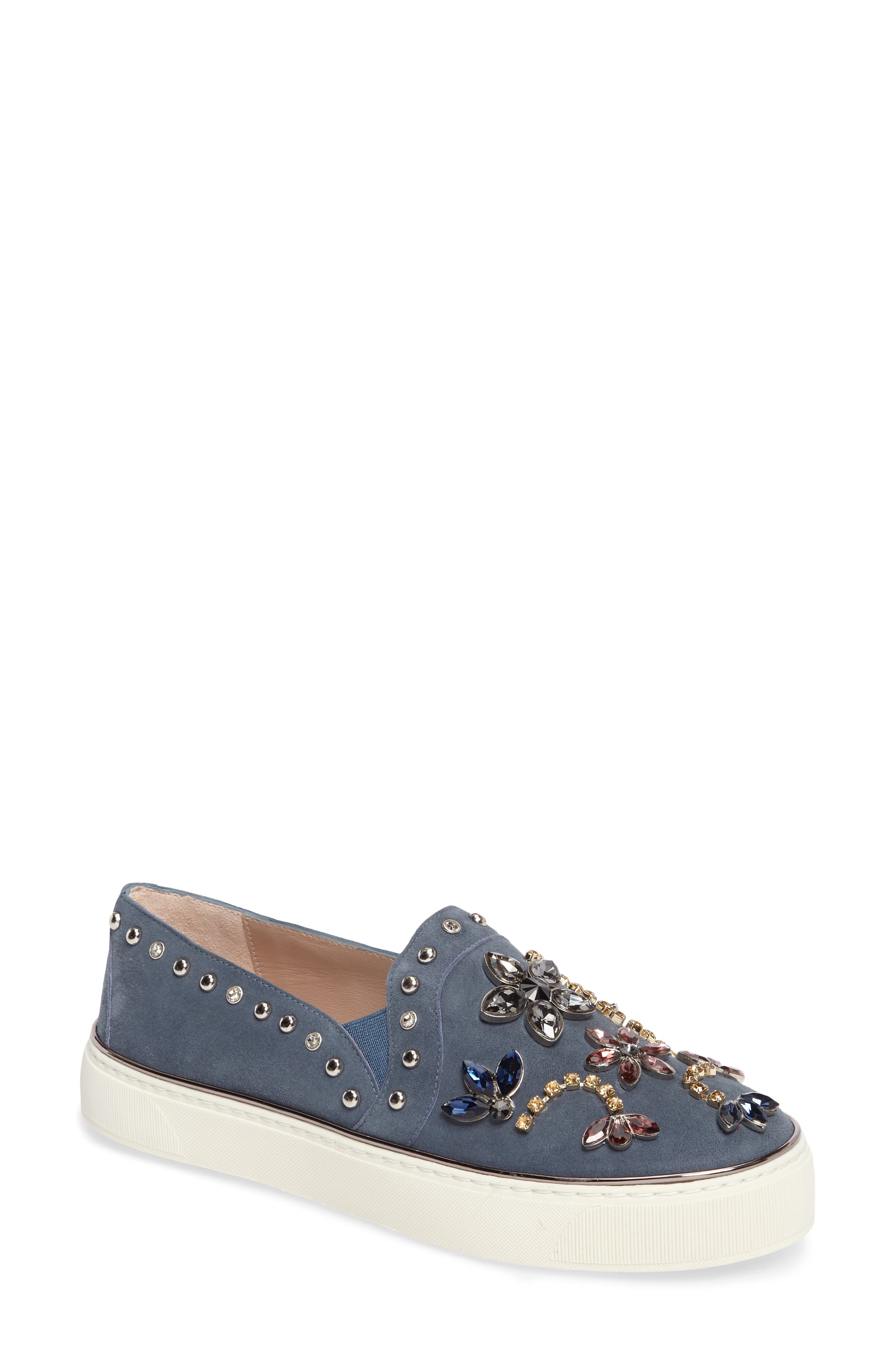 stuart weitzman slip on sneakers