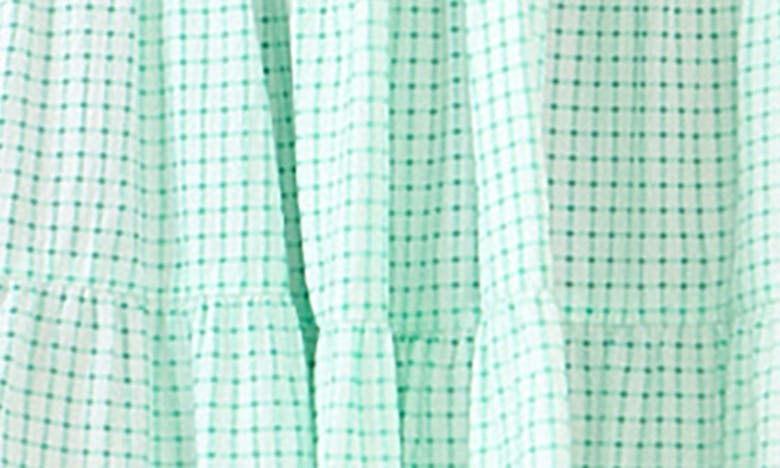 ENGLISH FACTORY ENGLISH FACTORY CHECK PRINT TIERED MINIDRESS 
