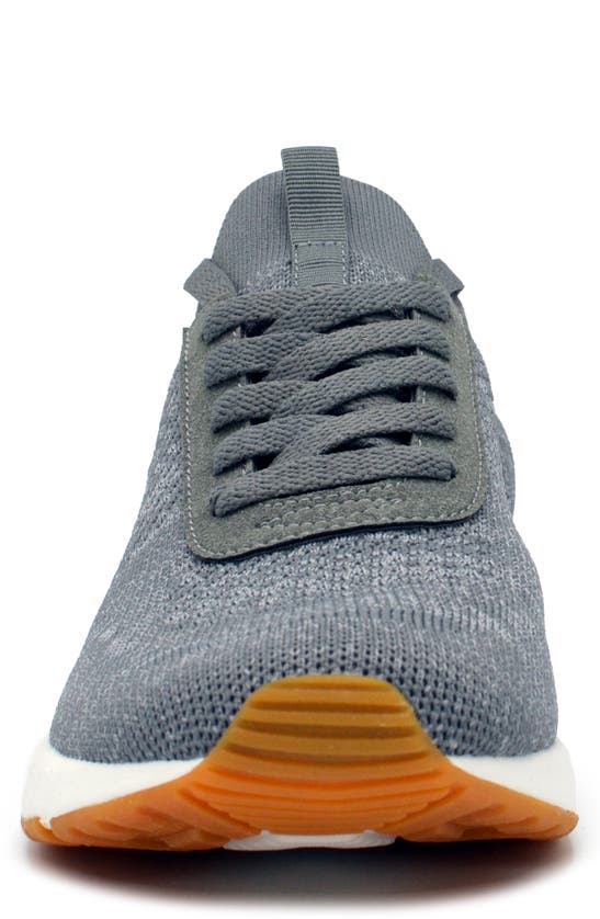 Delo Go Green Knit Running Shoe In Grey