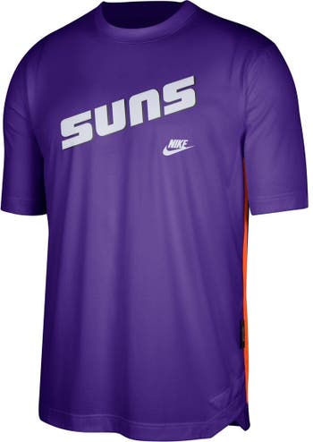 Phoenix Suns Nike Pre-Game Shooting Performance Long Sleeve T-Shirt - Purple