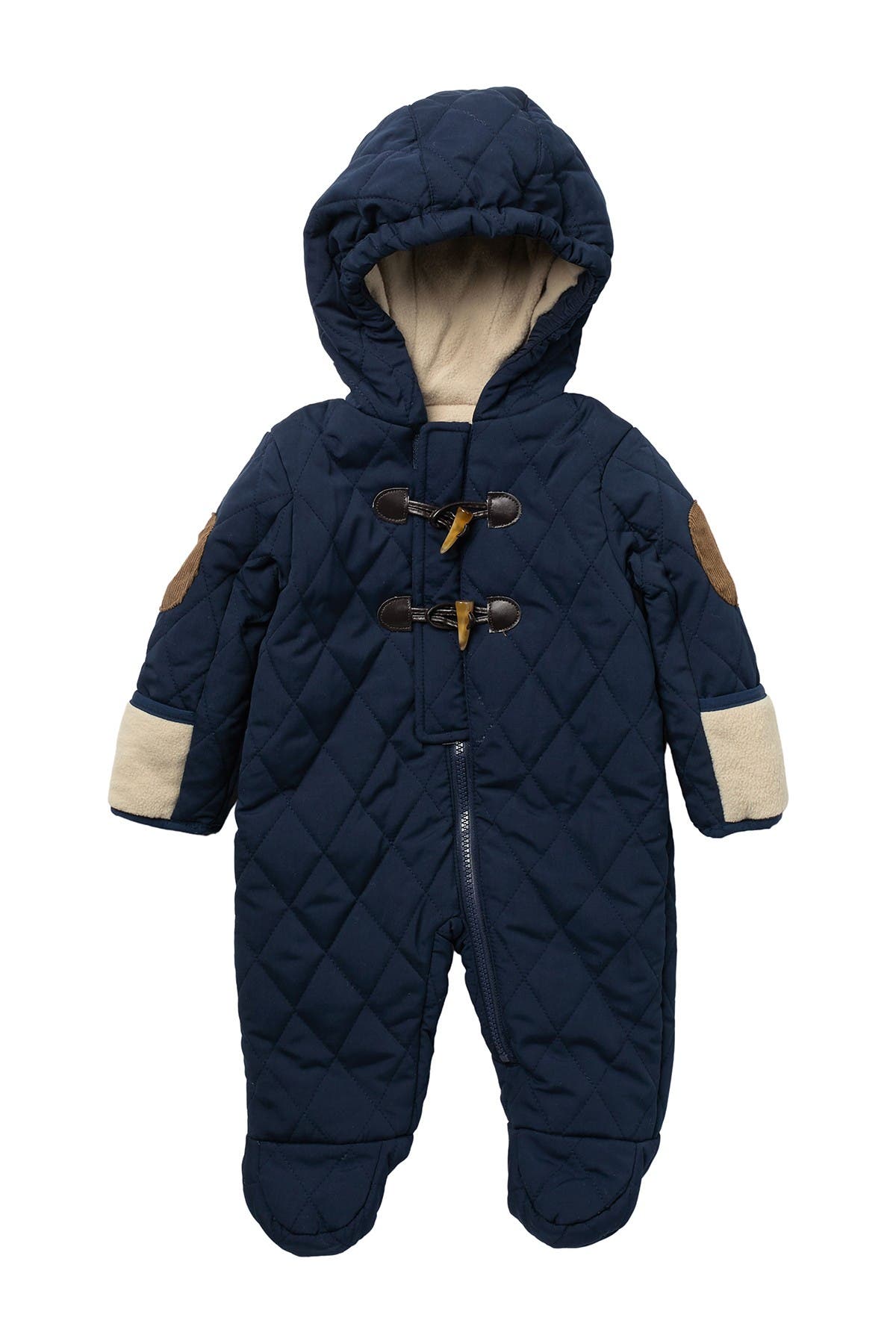 baby quilted snowsuit