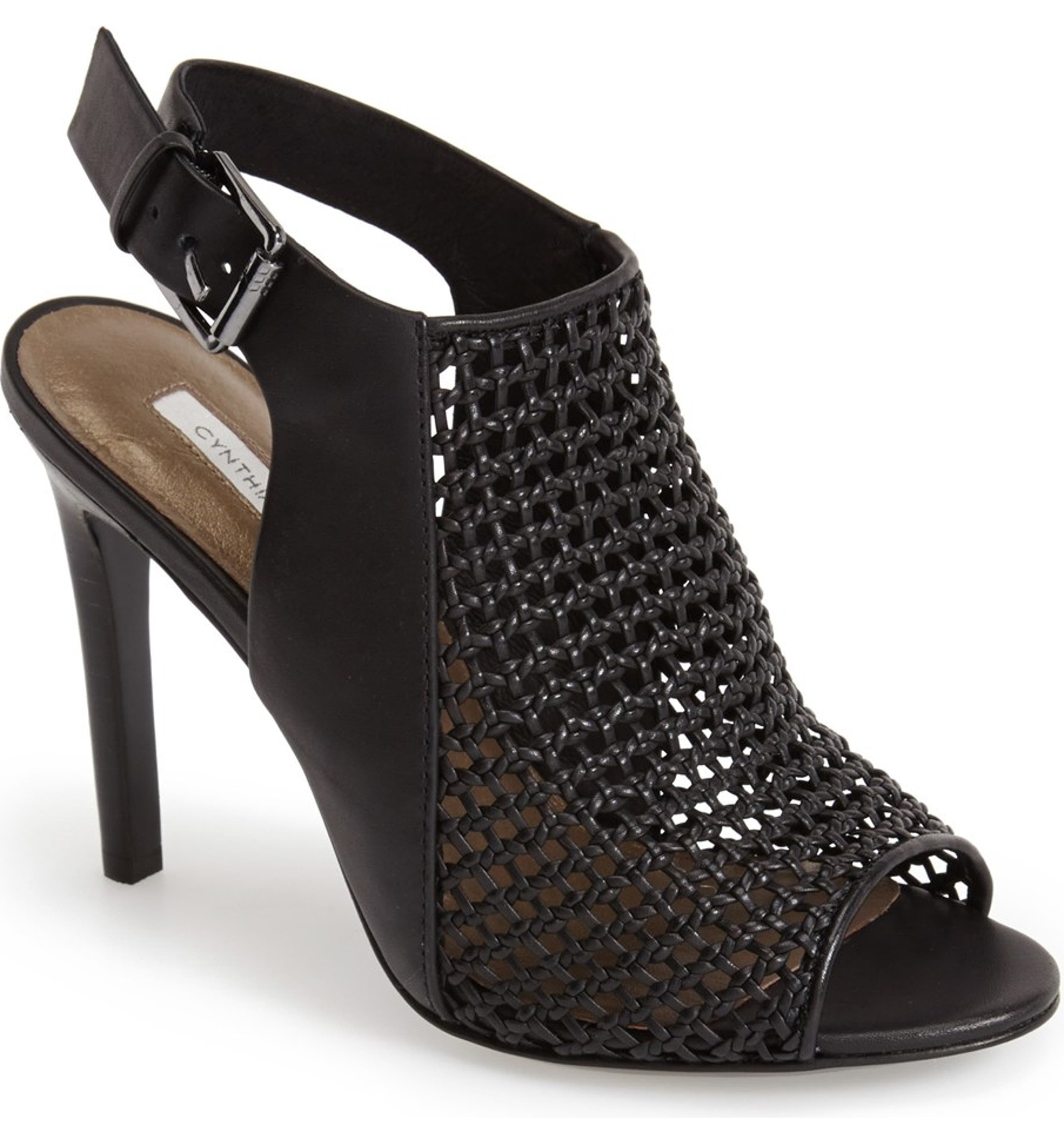Cynthia Vincent 'Francine' Basket Woven Leather Sandal (Women) | Nordstrom