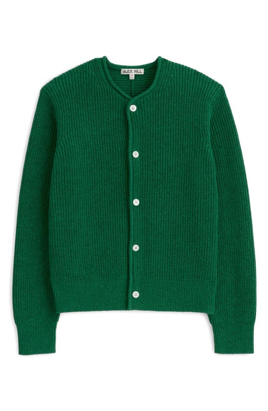 Shop Alex Mill Eldridge Cardigan In Verdant Green