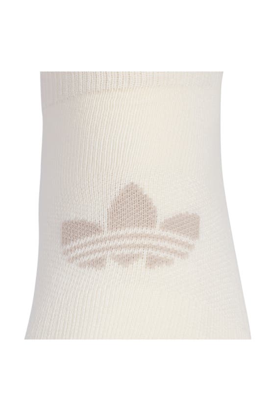 Shop Adidas Originals Gender Inclusive Superlite Assorted 6-pack No Show Socks In Beige/ Onix Grey/ White
