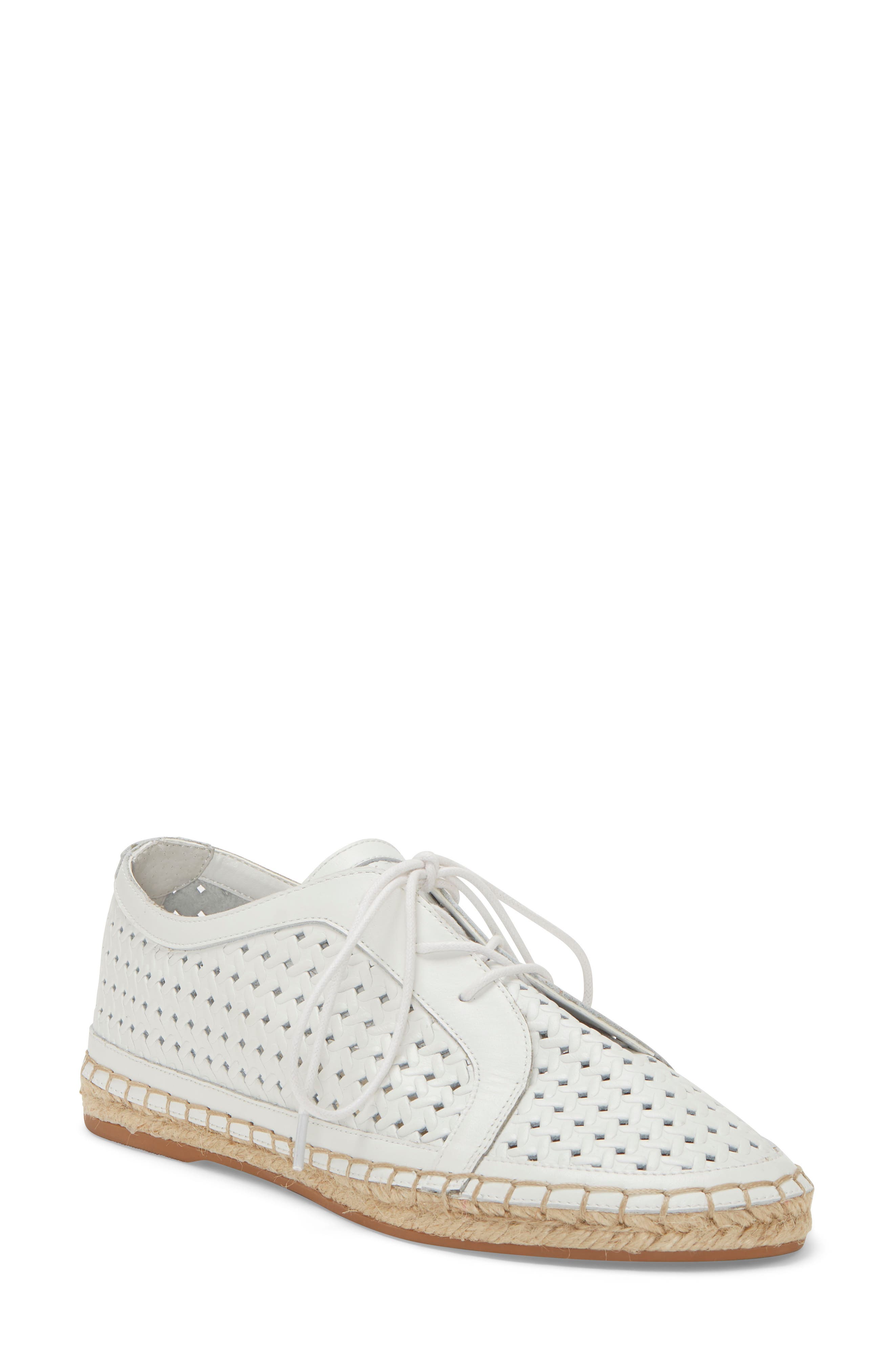vince camuto white flats