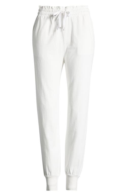 Shop Wyeth Tie Waist Joggers In White