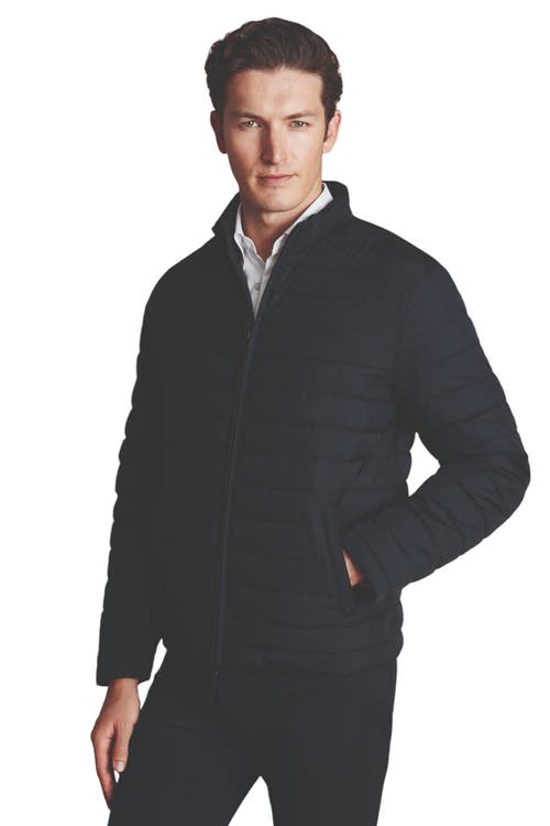 Charles Tyrwhitt Lightweight Quilted Jacket in Navy 