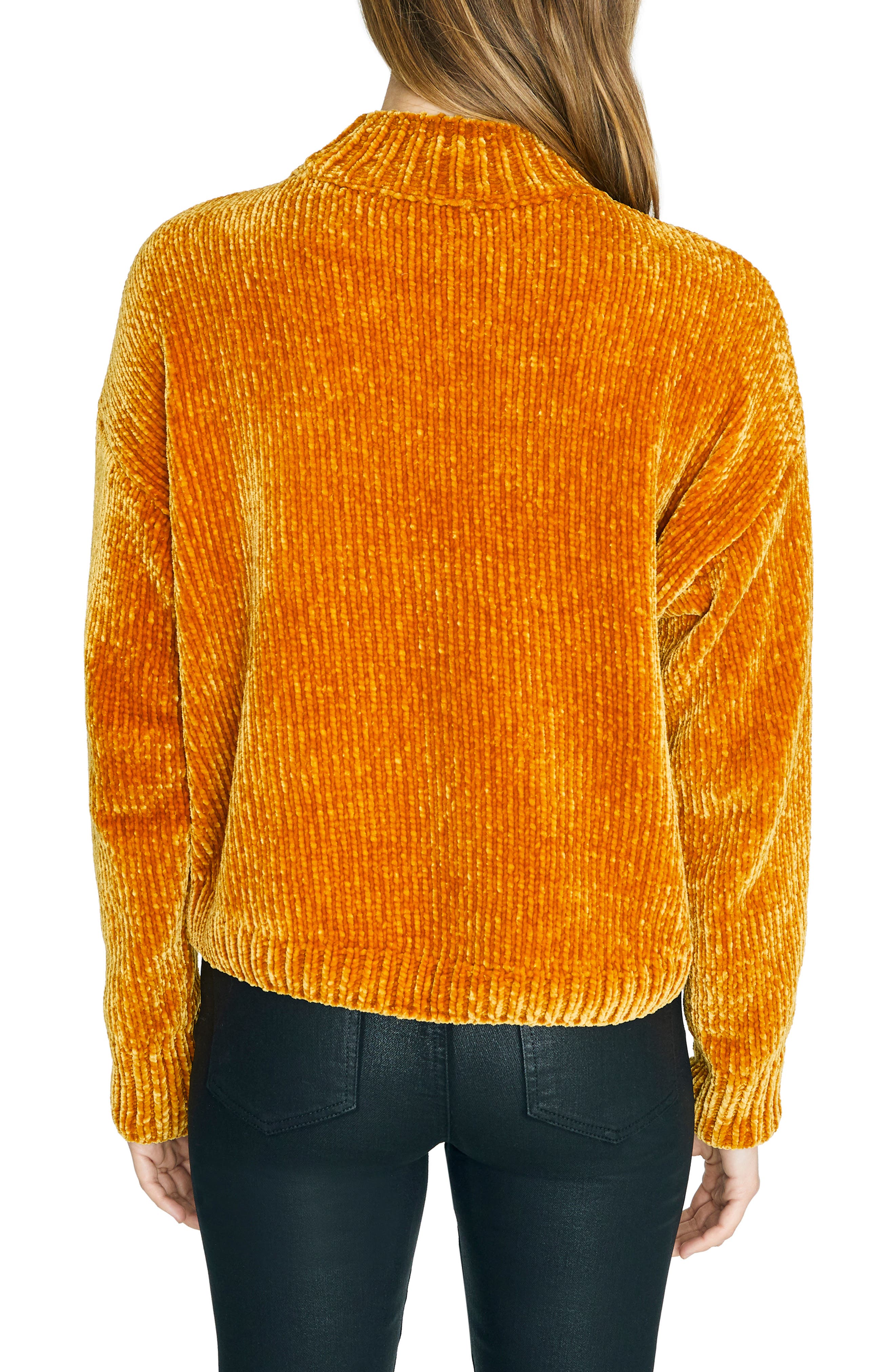 sanctuary chenille mock neck sweater