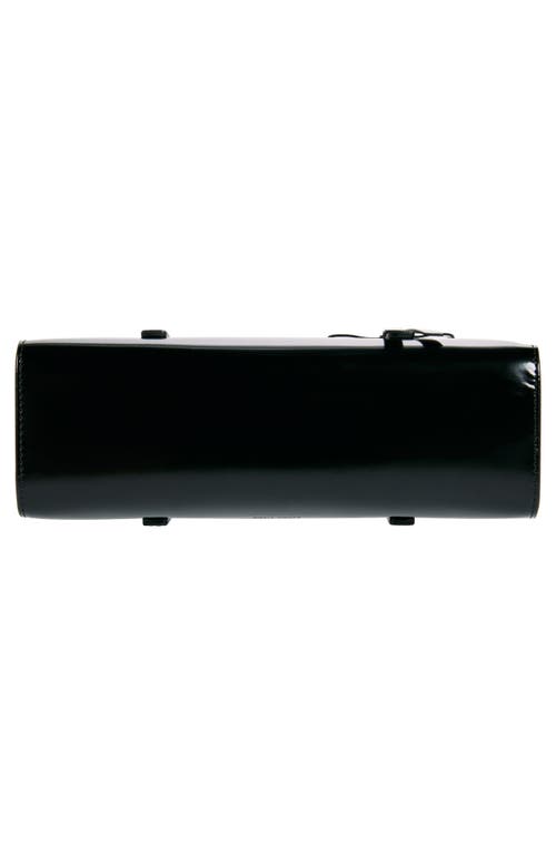 Sandy Liang Recital Patent Leather Shoulder Bag In Black