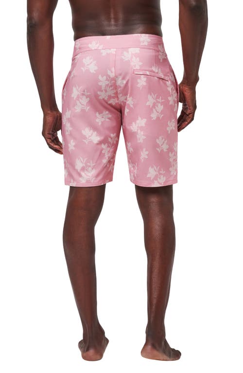 Travismathew Macadamia Nut Board Shorts In Heather Blush