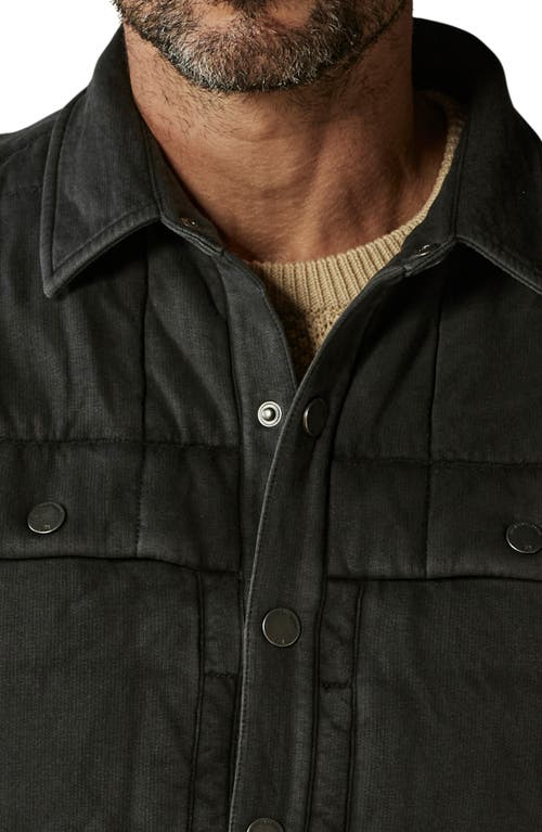 The Normal Brand Jackie Premium Fleece Quilted Lodge Vest In Phantom