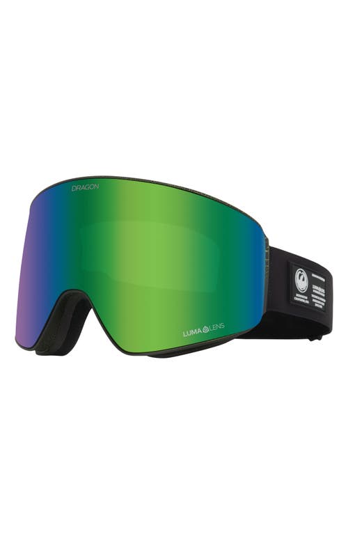 Dragon Pxv 65mm Snow Goggles With Bonus Lens In Green