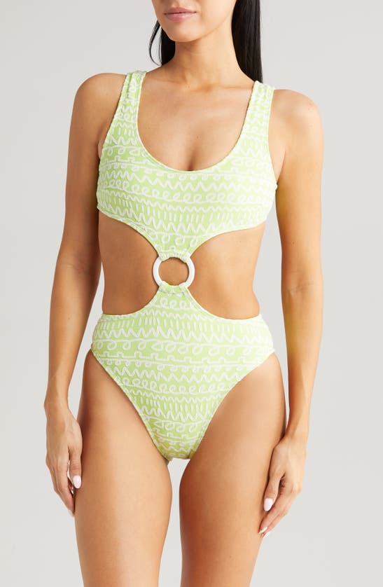 Montce Lime Icing One-piece Swimsuit