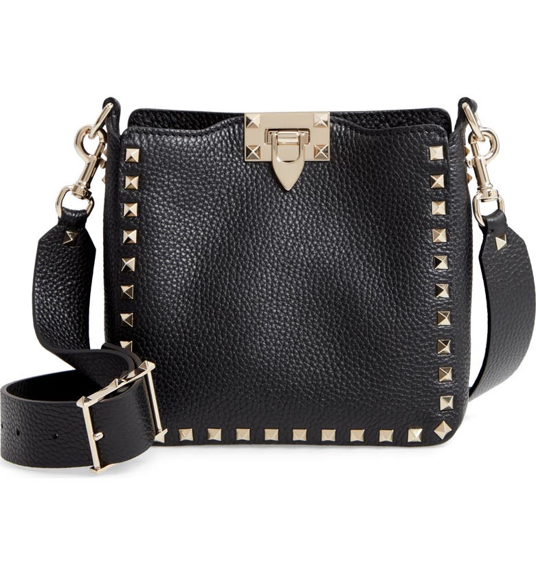 VALENTINO GARAVANI Rockstud Mini Hobo Crossbody Bag | Nordstrom