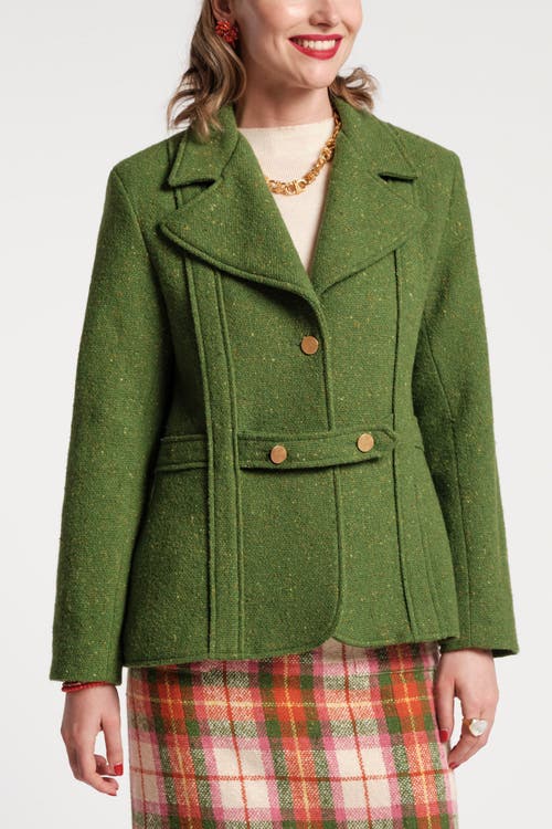 FRANCES VALENTINE FRANCES VALENTINE BOBBY BLAZER CENTRAL PARK PLAID WOOL