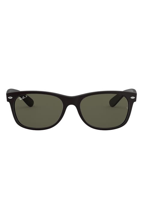 New Wayfarer 55mm Rectangular Sunglasses