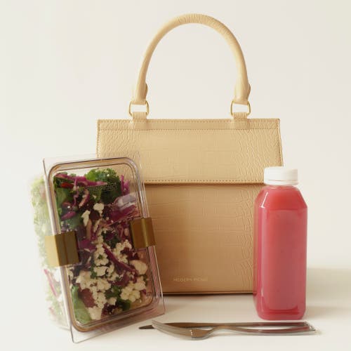 Shop Modern Picnic The Luncher In Cream Croc