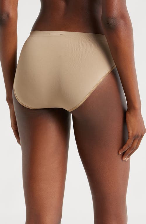 Shop Hanro Touch Feeling High Cut Briefs In Deep Taupe