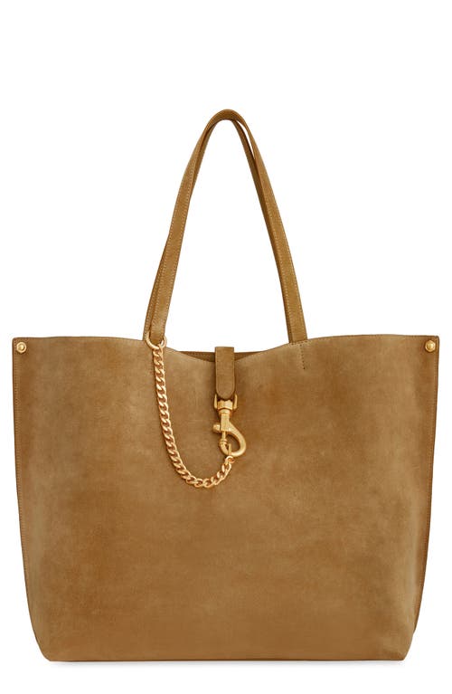 Shop Rebecca Minkoff Large Megan Leather Tote In Honey/black