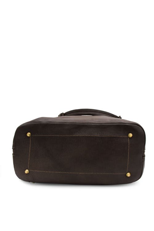 Bolsa Nova Nora Patchwork Tote In Chocolate