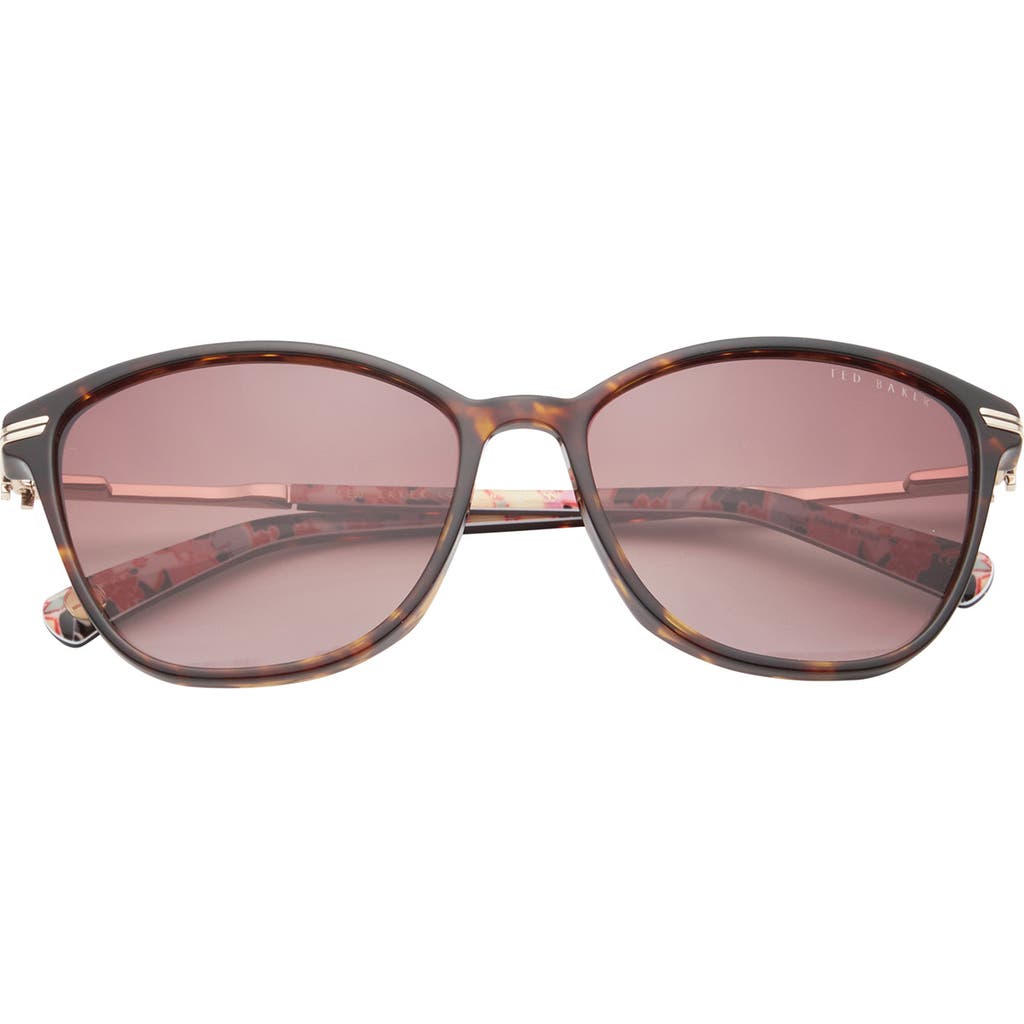 Ted Baker London 57mm Cat Eye Sunglasses In Tortoise
