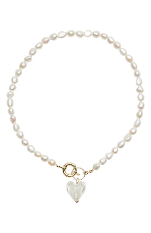 Lisa Freshwater Pearl Necklace in White