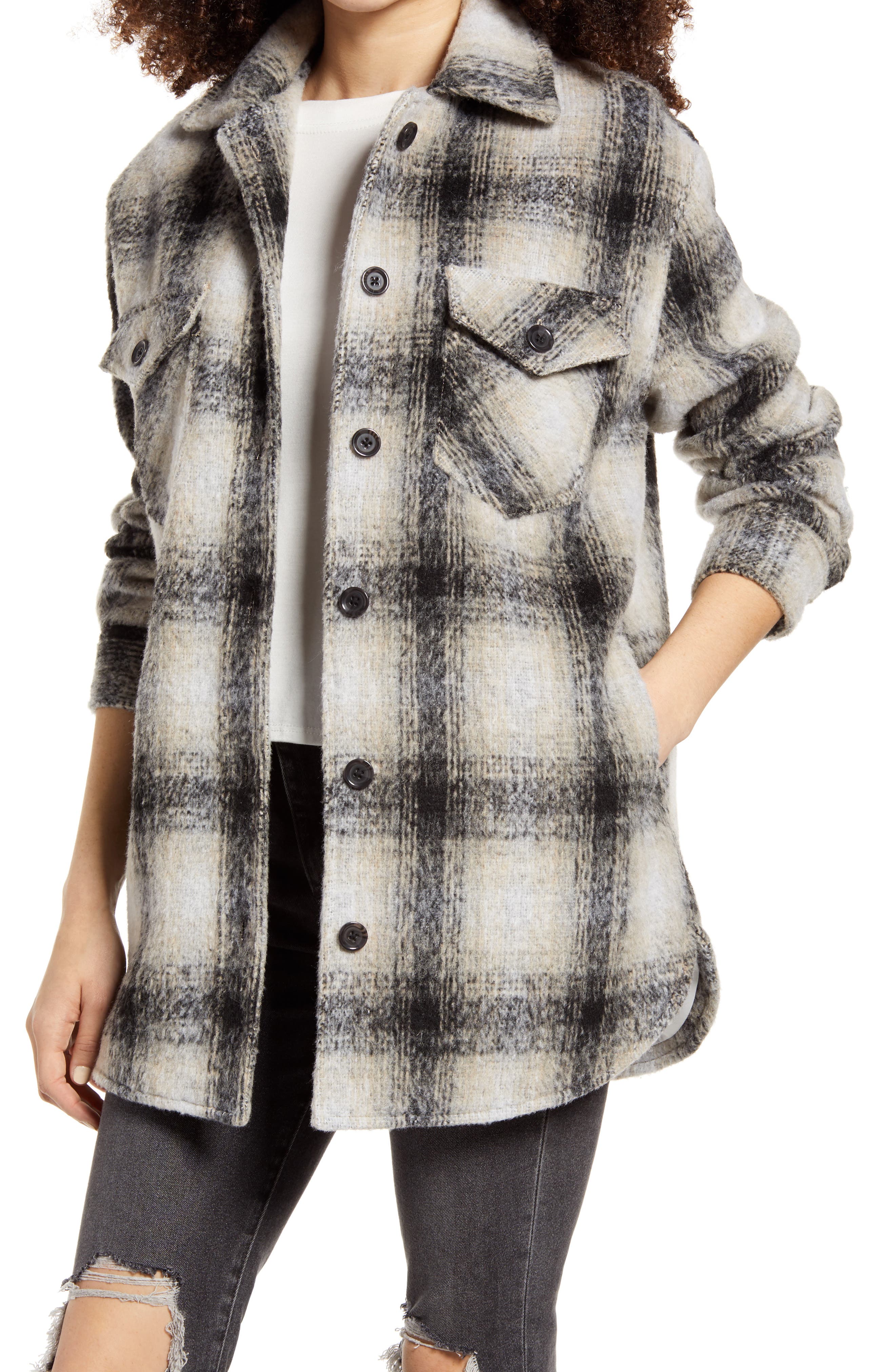 Thread \u0026 Supply Shirt Jacket In Grey 