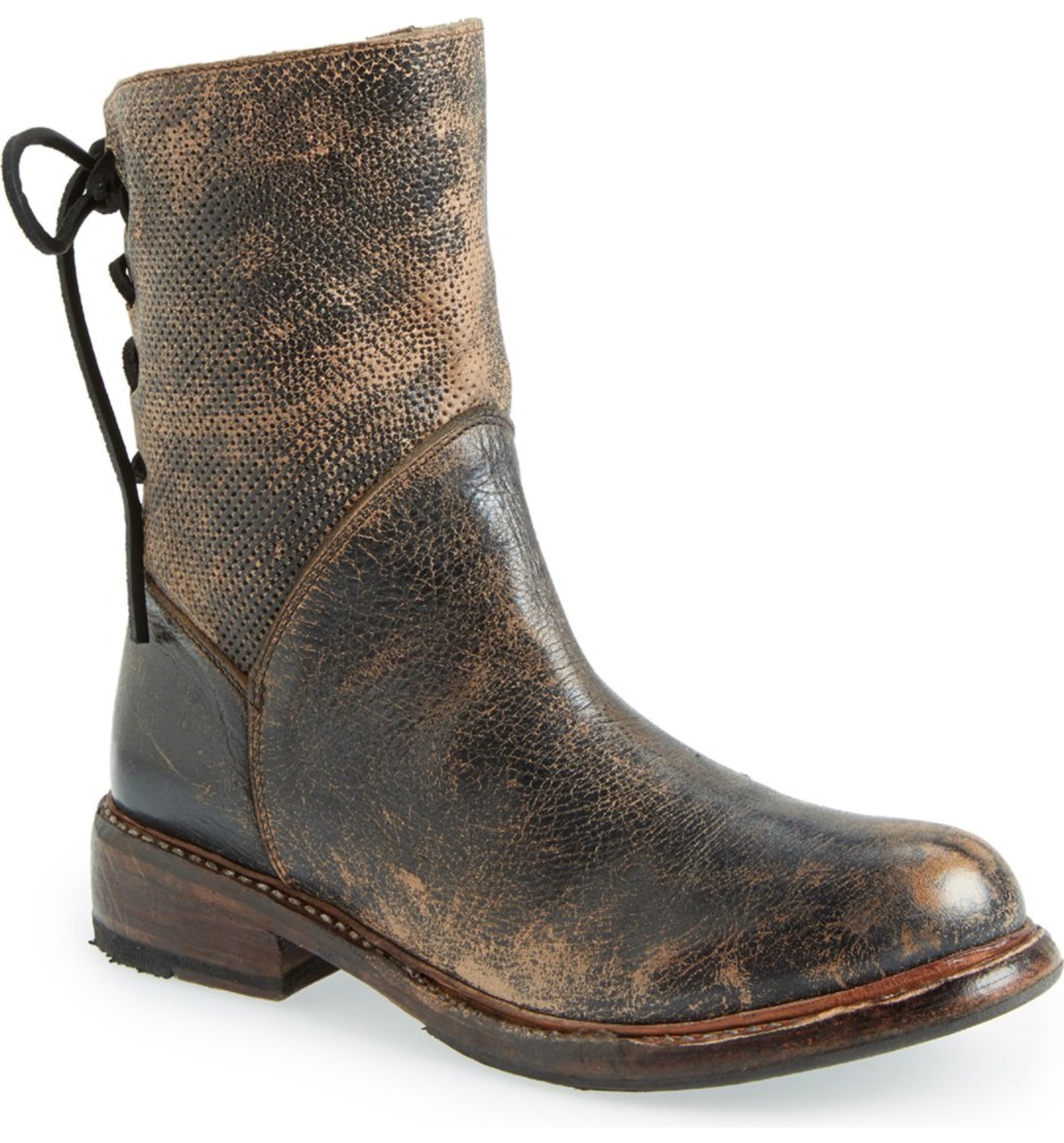 Bed Stu 'Newark' Distressed Leather Ankle Boot (Women) | Nordstrom