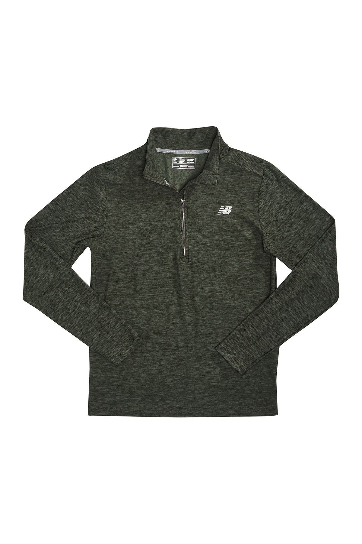 new balance quarter zip grey