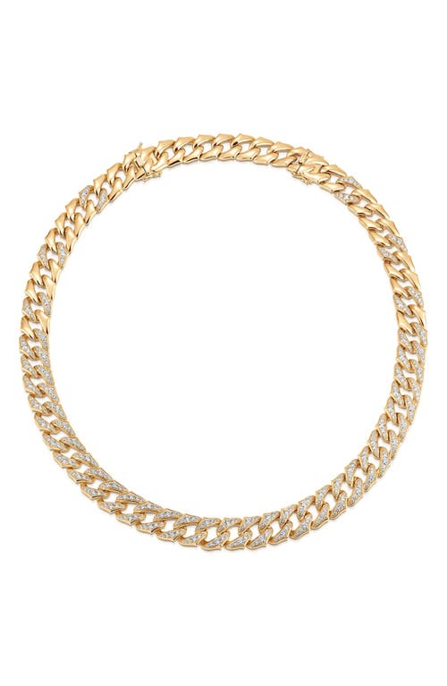 Sara Weinstock Luci Diamond Link Collar Necklace in Yellow Gold at Nordstrom