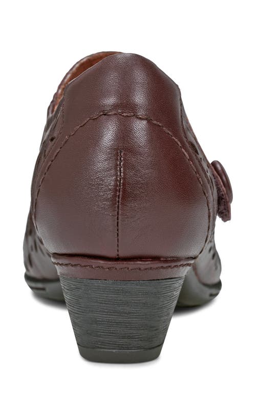 Rockport Cobb Hill Alesia Mary Jane Pump In Dark Red