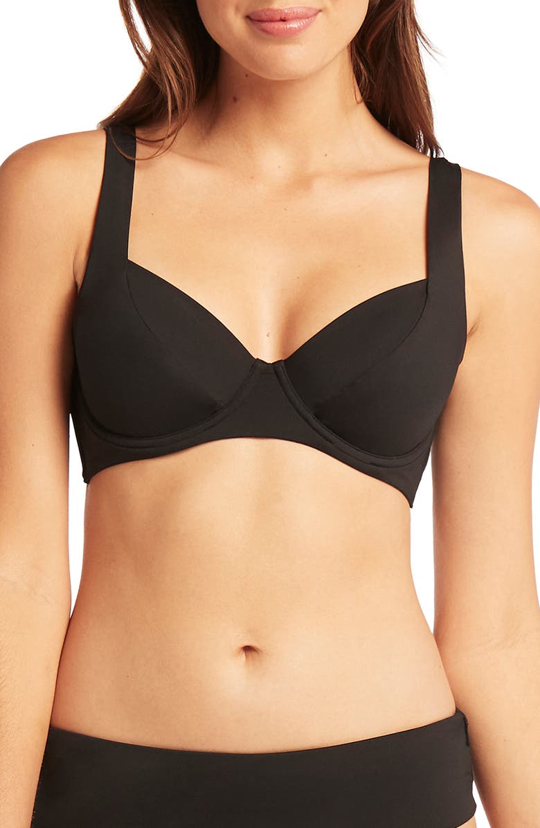 Sea Level Essentials C & DCup Underwire Bikini Top Nordstromrack