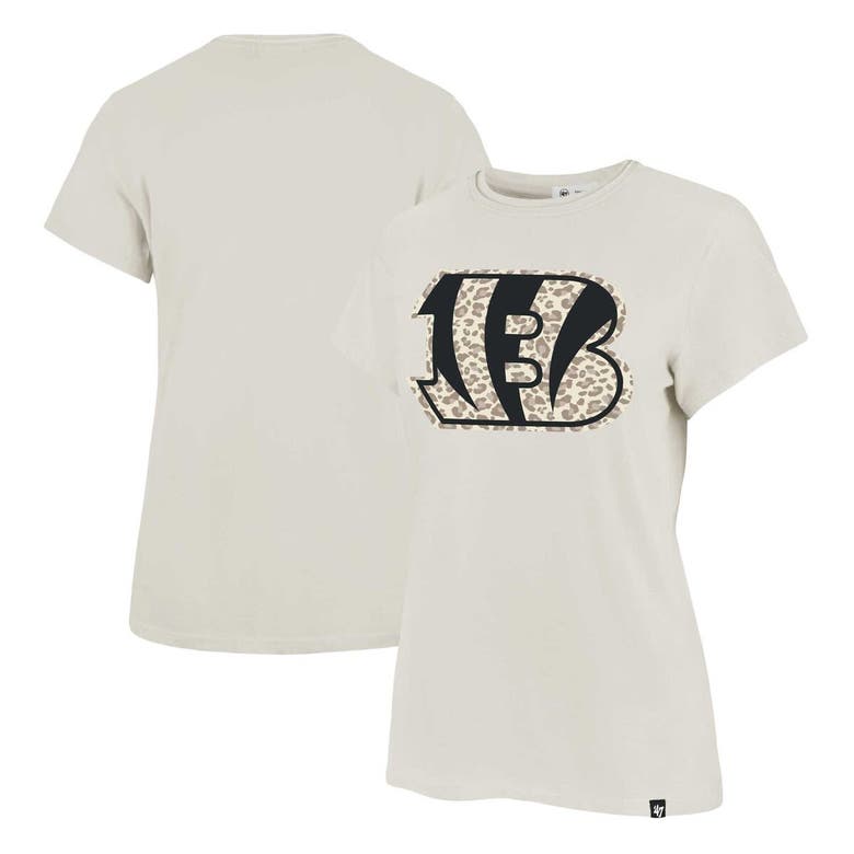 Shop 47 ' Cream Cincinnati Bengals Panthera Frankie T-shirt