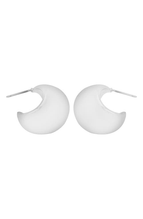 Panacea Chubby C Hoop Earrings in Silver at Nordstrom