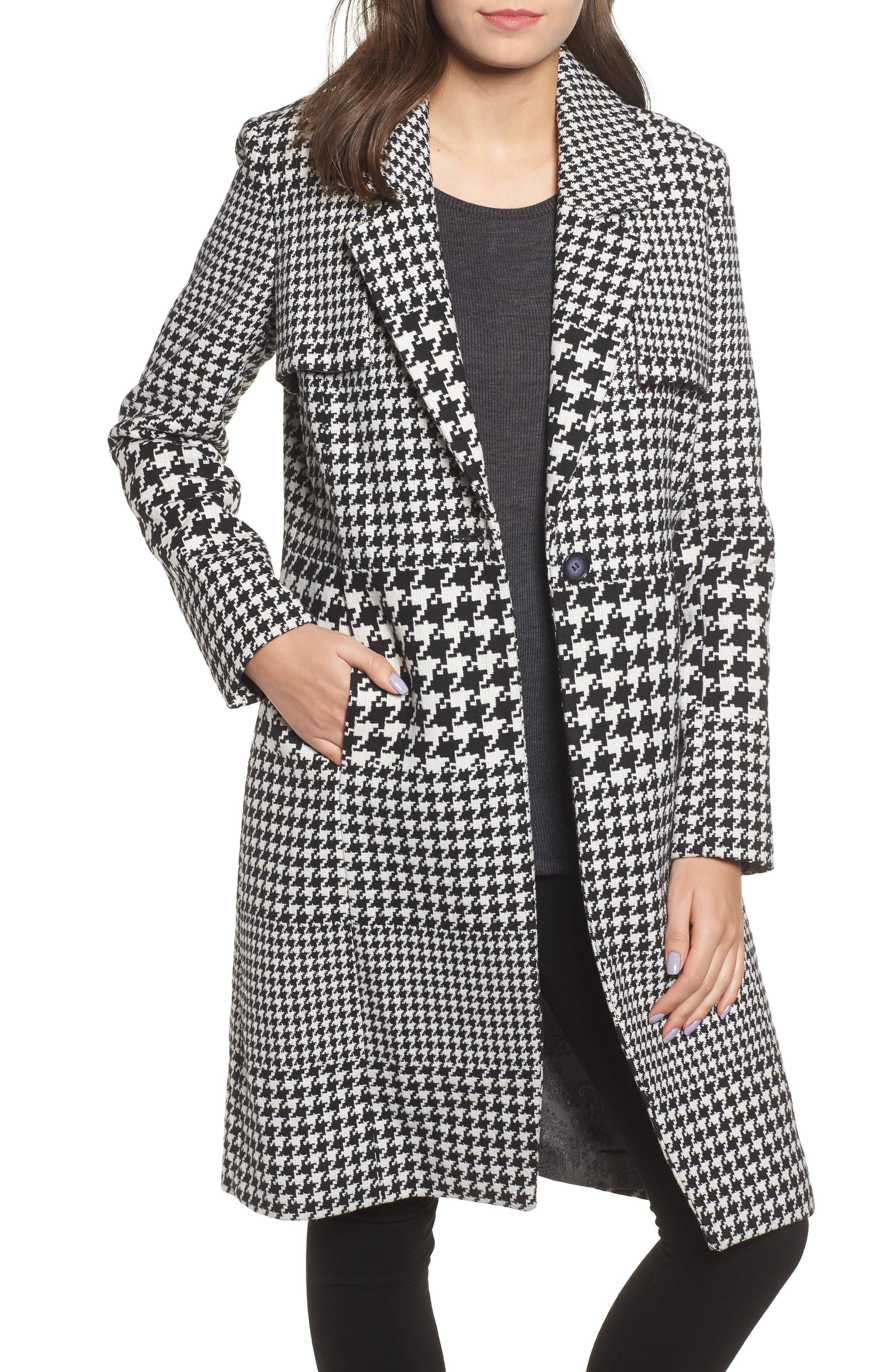 NVLT Multi Houndstooth Coat Nordstrom