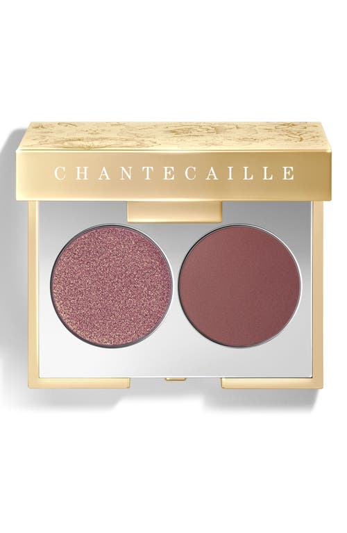 Shop Chantecaille Cassis Eyeshadow Duet In Burgundy