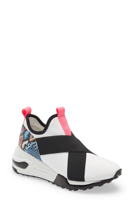 Click to view more detailed imagery on our partner's website Steve Madden Women's Cryme Sneakers In Multi Snake Print