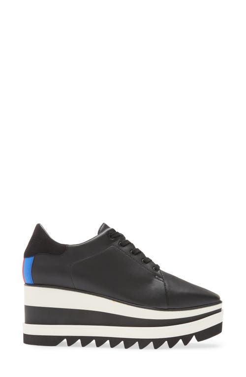 Shop Stella Mccartney Sneak-elyse Platform Sneaker In Black/white/navy