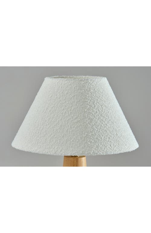 Adesso Lighting Brayden Tapered Table Lamp In Natural Wood