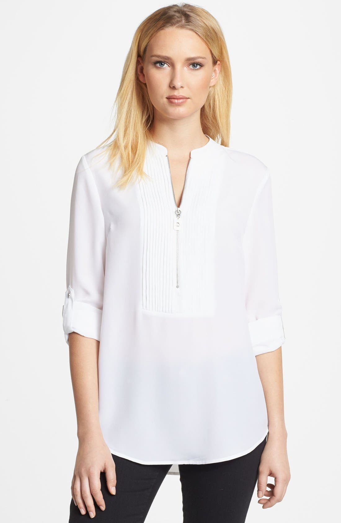 michael kors tuxedo shirt