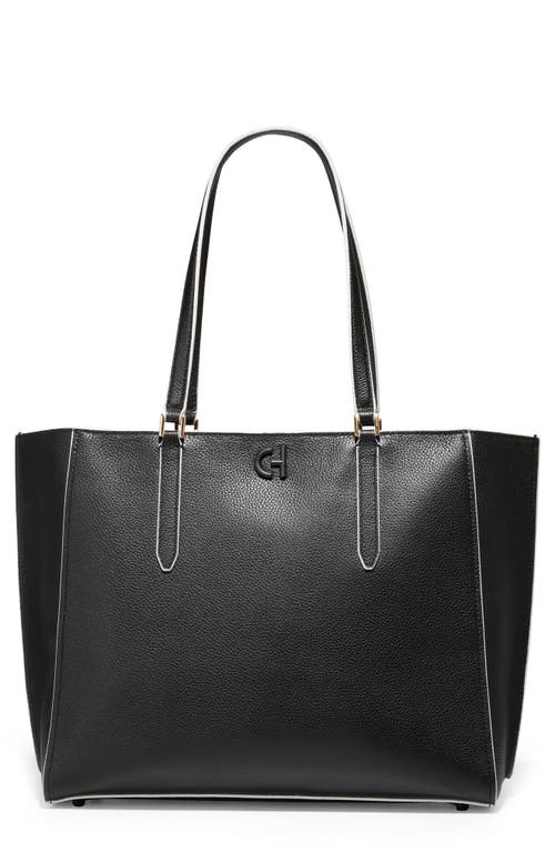 Go-To Leather Tote in Black
