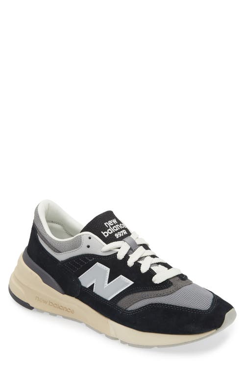 New Balance 997r Sneaker In Black/shadow Grey