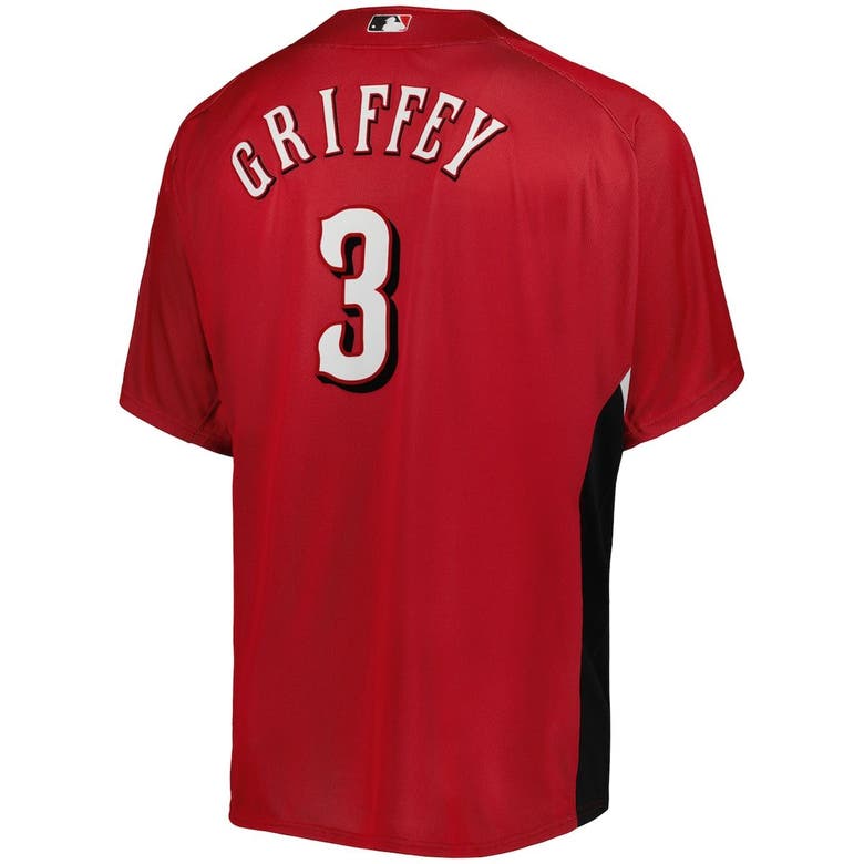 Ken Griffey Jr. Cincinnati Reds Mitchell & Ness Youth Cooperstown Collection Batting Practice Jersey - Red