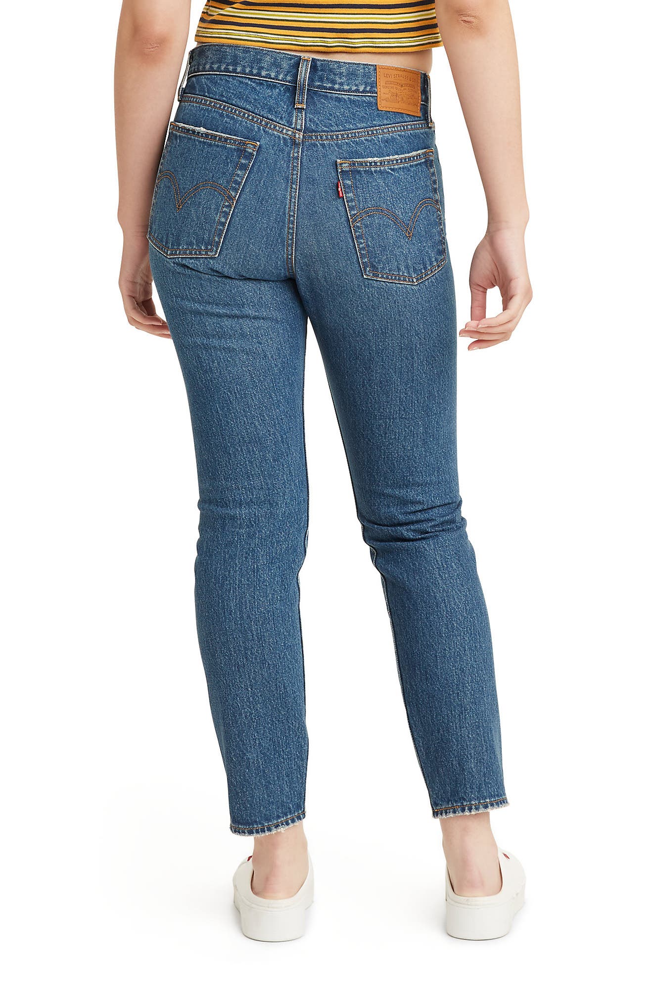 levi's wedgie icon fit high waist jeans