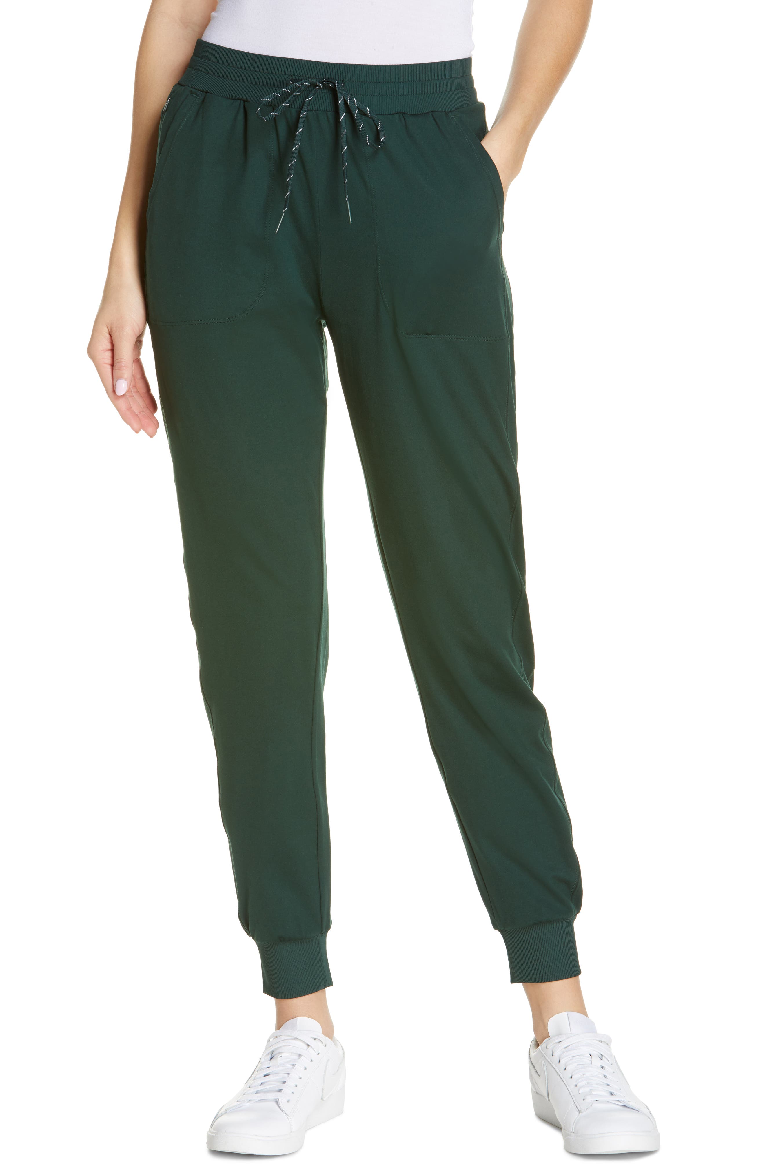 womens green joggers