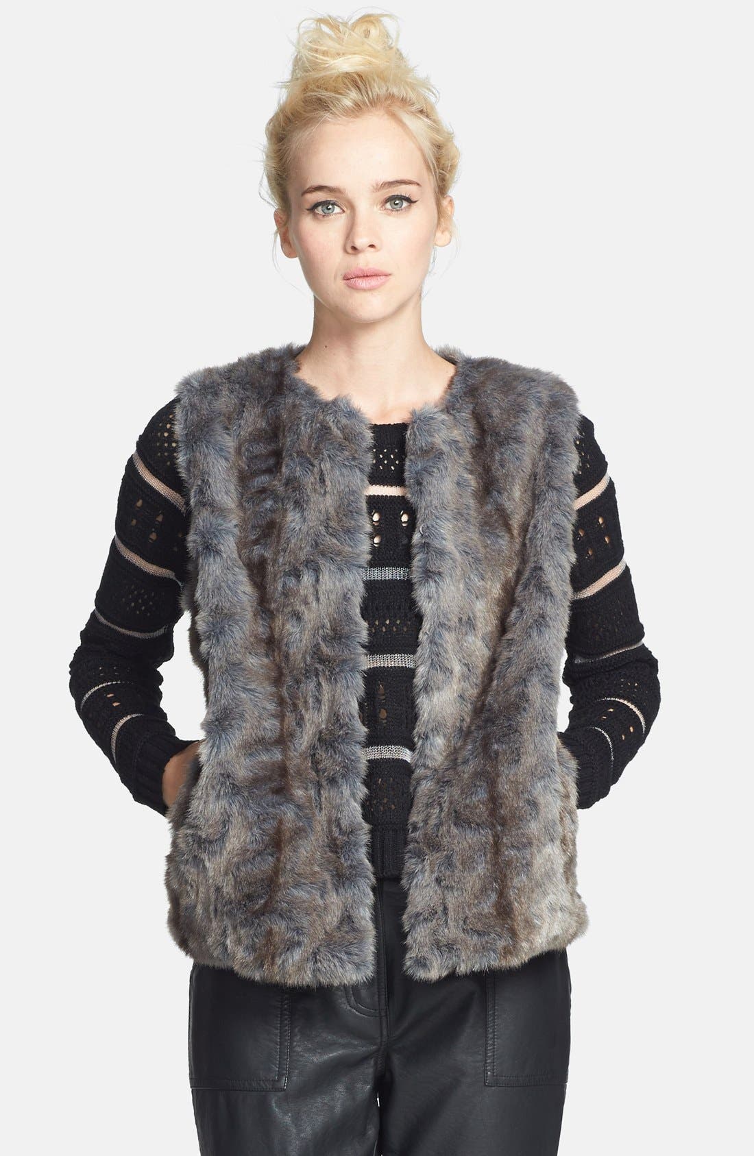 Topshop Faux Fur Vest (Nordstrom Exclusive) | Nordstrom